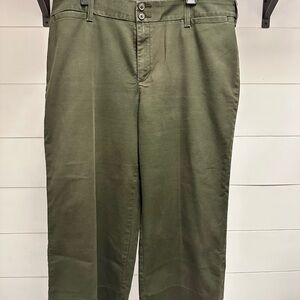 Chico's Green Chinos